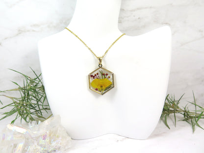 December birth month flower necklace - Birthday gift for December for women
