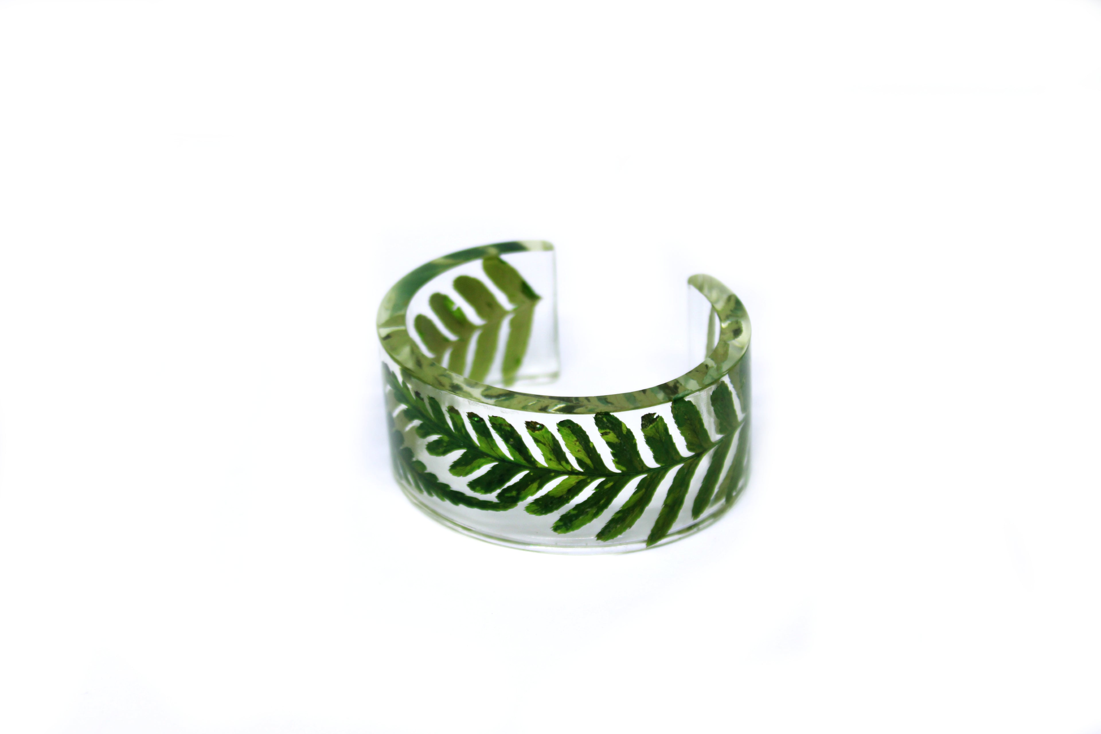 Botanical design bracelet バングル Fern Cuff Bracelet | Botanical Jewelry | Handmade Nature Bangle