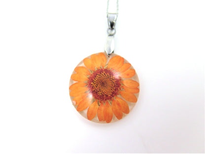 Birth Month flower November - Chrysanthemum, Real Flower jewelry