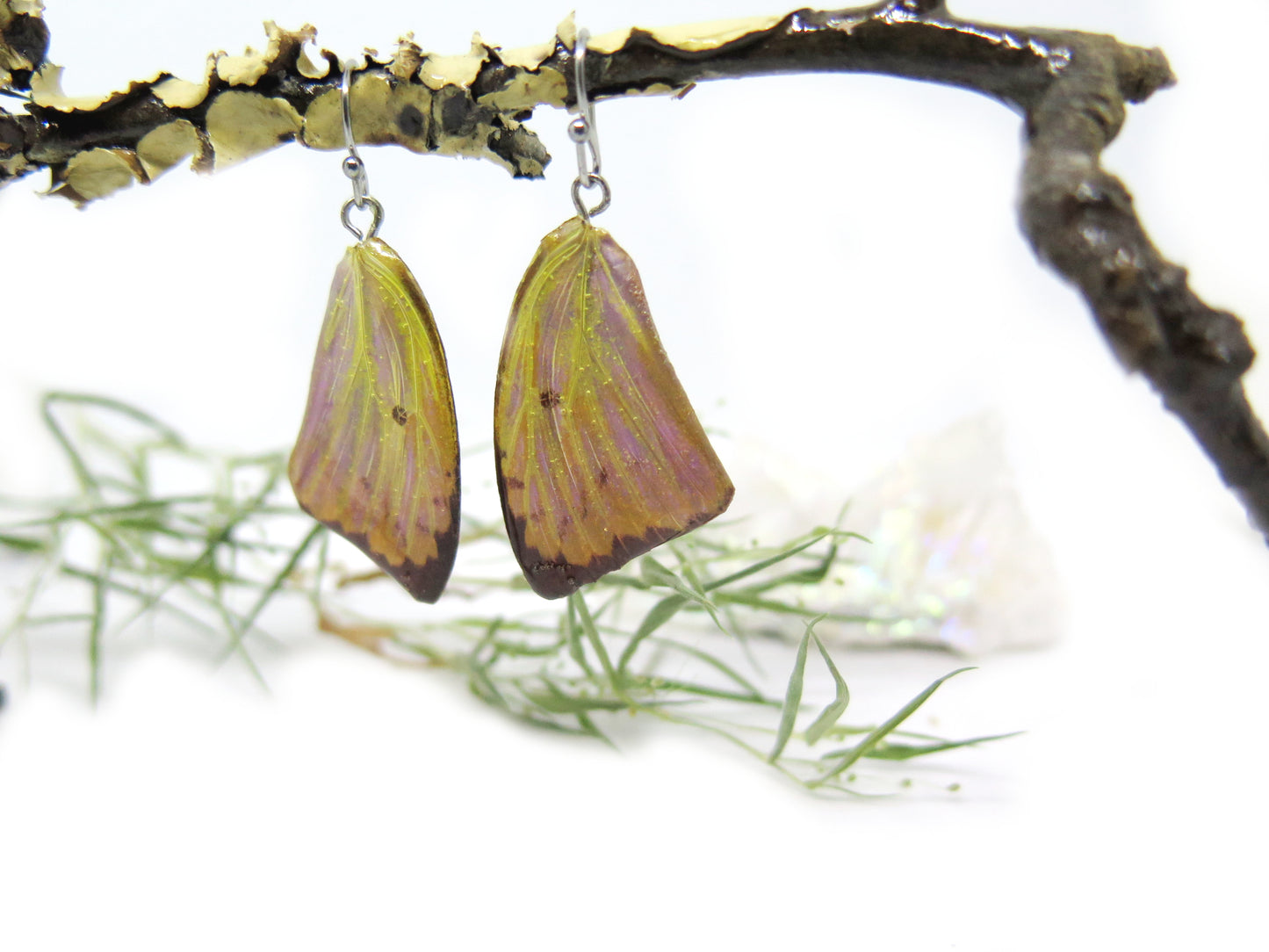 butterfly wings earrings