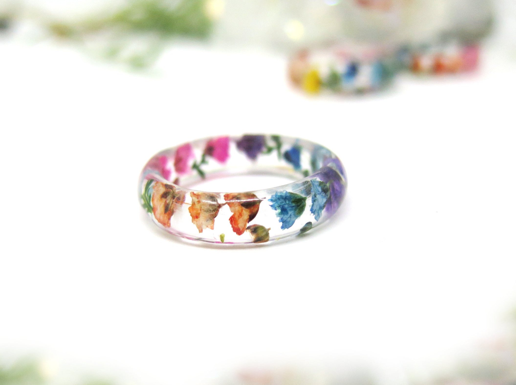 Rainbow 2024 resin ring