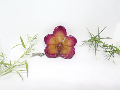 Vanda Orchid Jewelry Necklace Purple