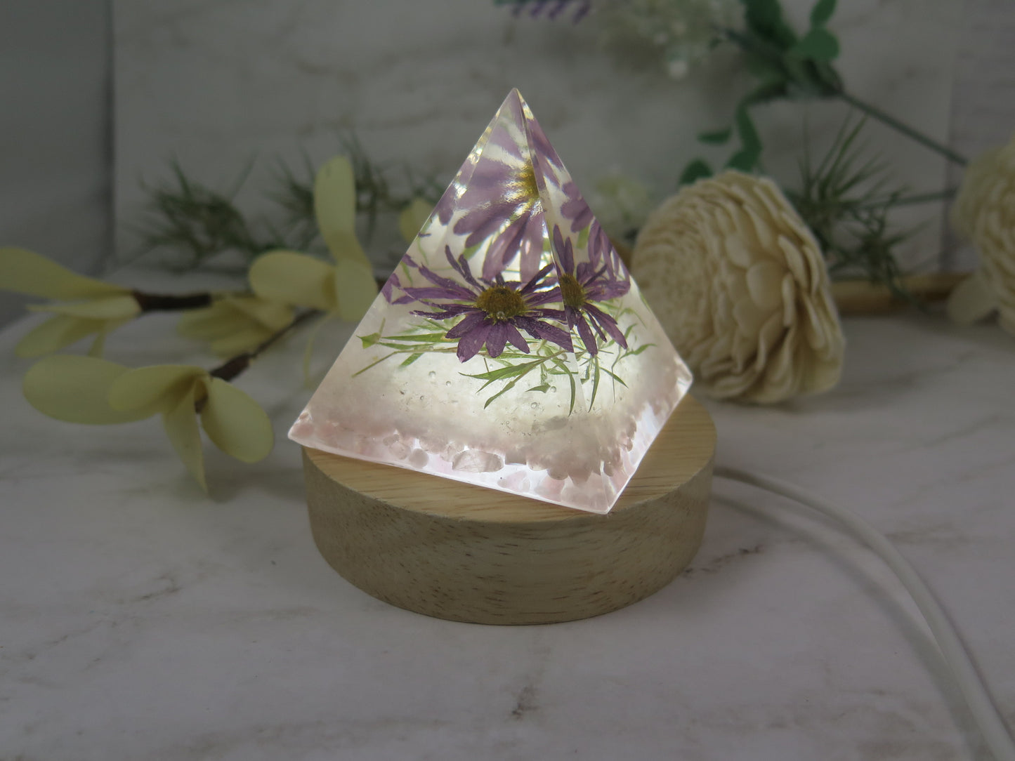 LED Night Light wooden Base