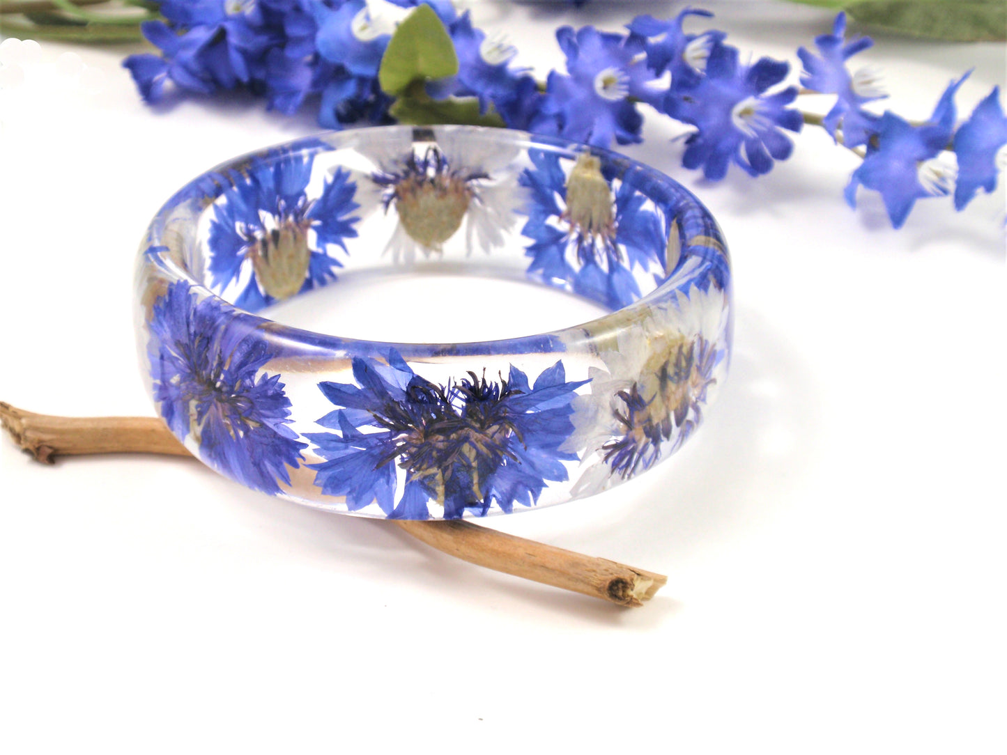 cornflower bracelet