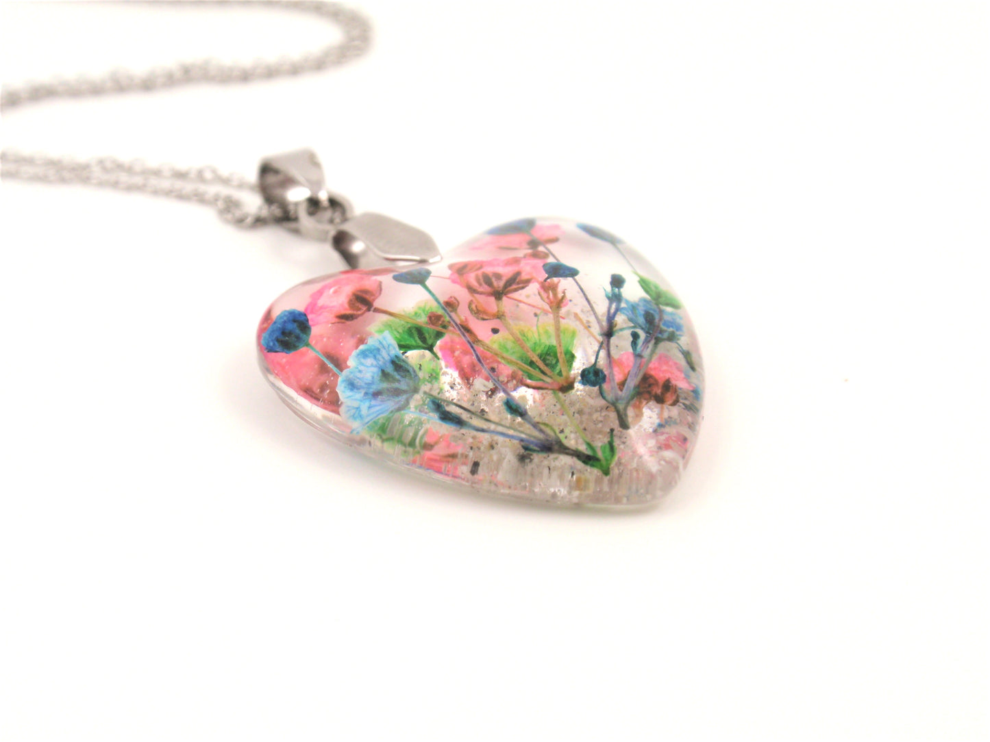 Custom made Necklace Customized jewelry with your flowers