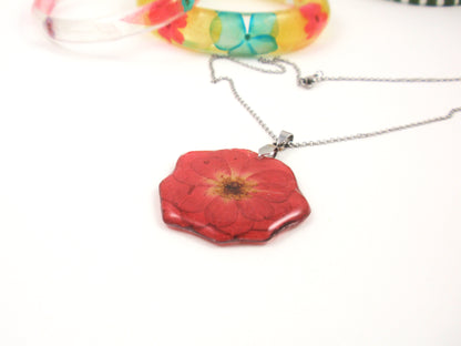 Birth Month flower June , Real Rose jewelry