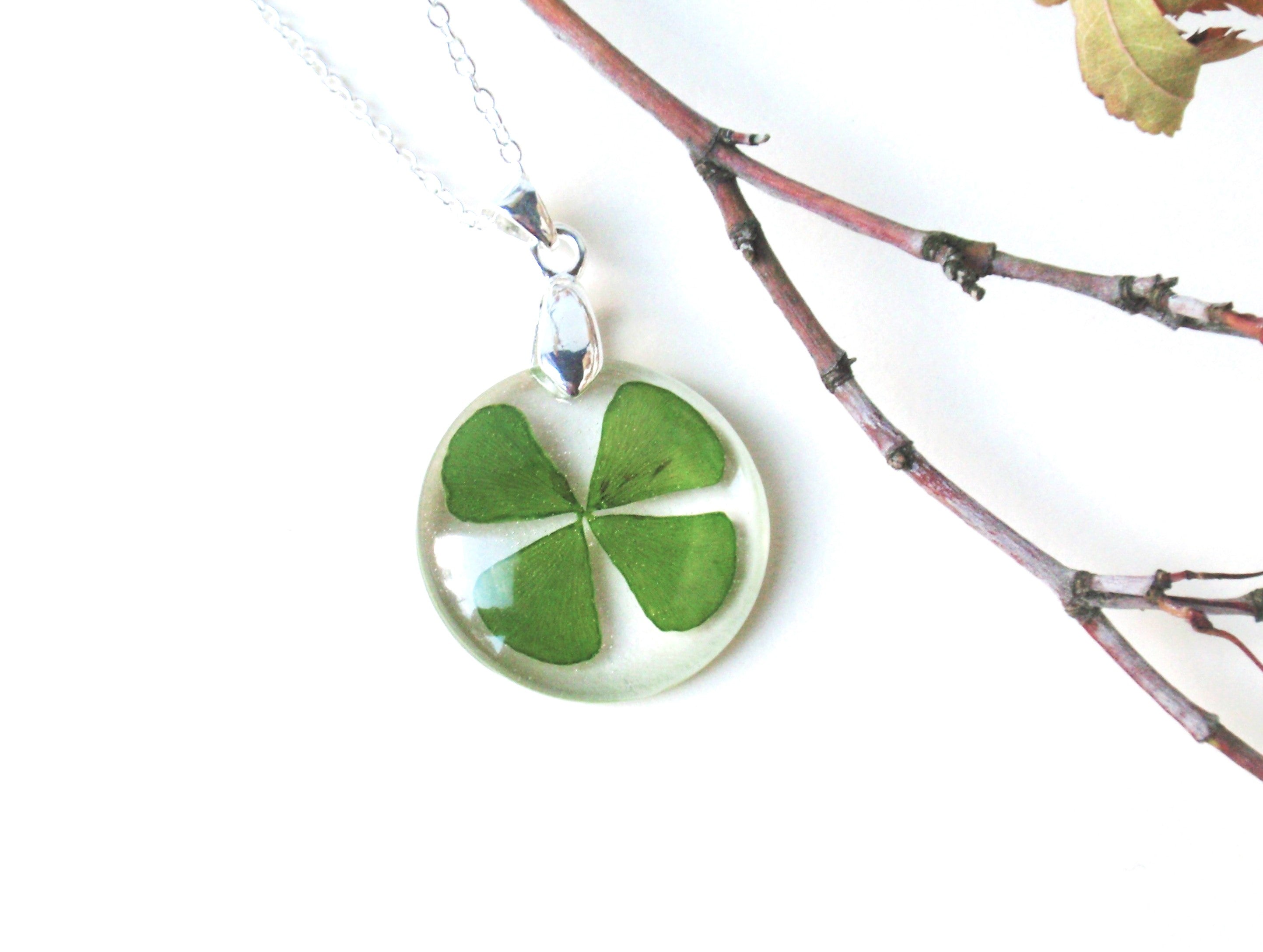 Clover on sale flower jewelry