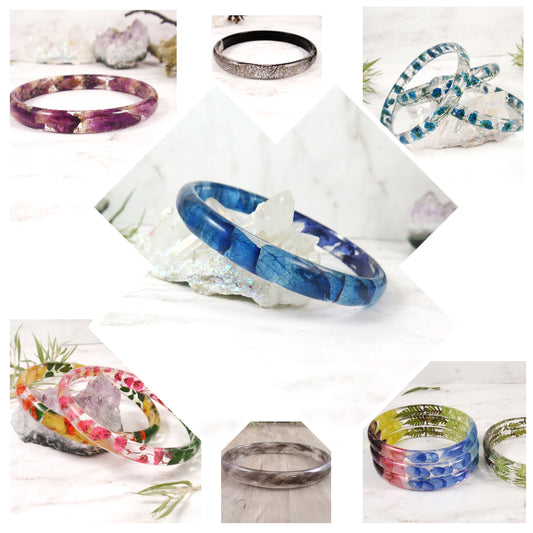 Custom Jewelry, memorial keepsake, with your flower, Customized Bridal Flowers bracelet, Anniversaries bange